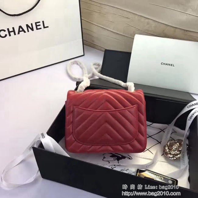 香奈兒CHANEL 升級版V線1115進口小羊皮全新經典單肩斜挎鏈條包 DSC1501